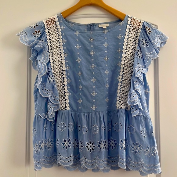 Jennifer & Grace Tops - Jennifer & Grace Boho frilly tank size large